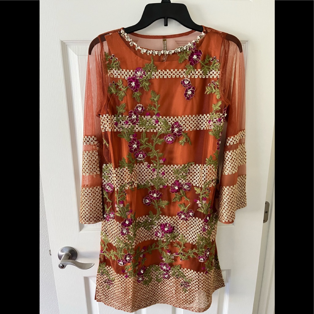 Beechtree Orange 3 Pc Suit